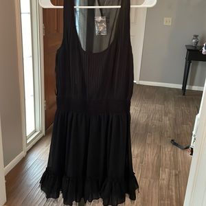 Simple black party dress